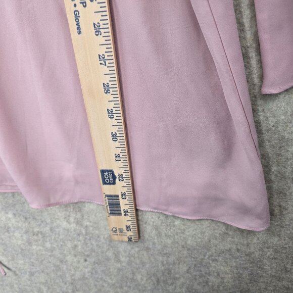 Bell Sleeve Lace-Up Tunic Dress By Soprano Medium Pink - Picture 6 of 7